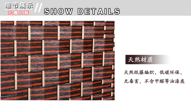Handmade mây rơm màn hình nhà hàng khách sạn màn hình phân vùng hiên nhà mẫu giáo màn hình trẻ em - Màn hình / Cửa sổ bức bình phong gỗ