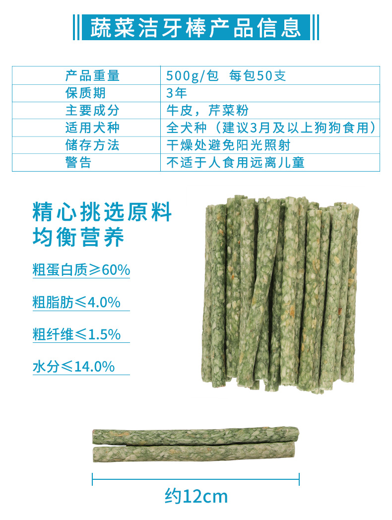 He Shijia chó ăn nhẹ chó nhai kẹo cao su răng hàm răng sạch - Đồ ăn vặt cho chó pate cho chó con