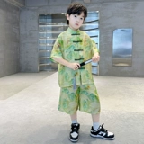 Ханьфу для мальчиков, комплект, летний костюм, китайский стиль