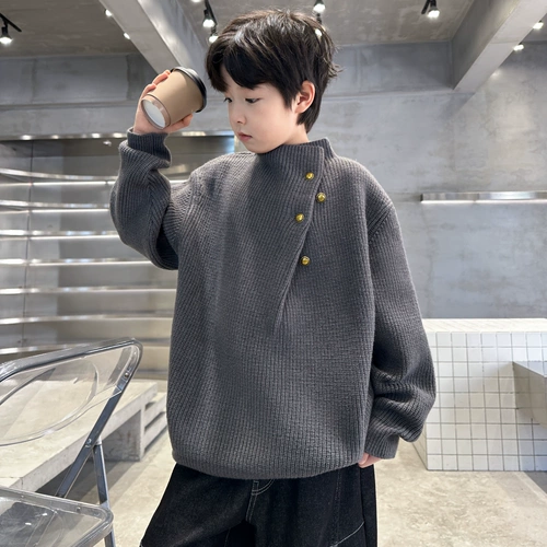Демисезонный свитер для мальчиков, демисезонное детское флисовое трикотажное приятное телу термобелье, подходит для подростков, увеличенная толщина