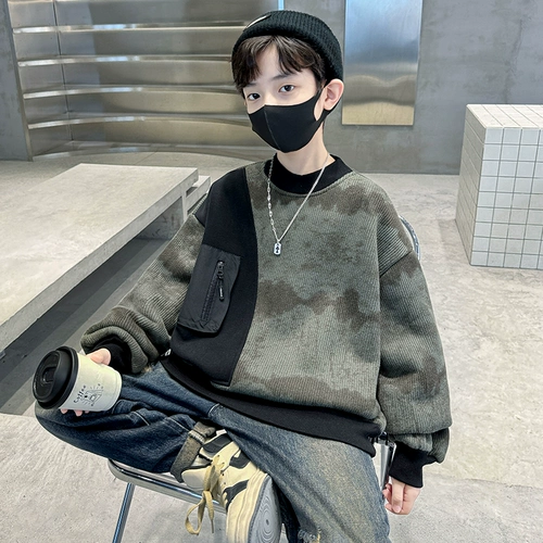 Детская летняя одежда, демисезонная зимняя утепленная толстовка для мальчиков, подходит для подростков, увеличенная толщина