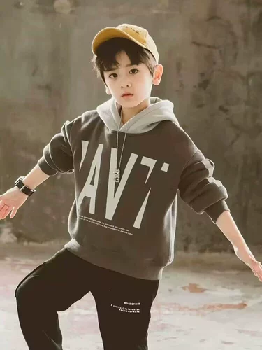 Детская осенняя летняя одежда, демисезонная зимняя утепленная толстовка для мальчиков, подходит для подростков