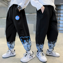 children's clothing boys' autumn pants spring autumn 2022 new children's explosive street autumn sweatpants large children's sports pants trendy