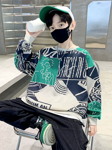 Детская летняя одежда, толстовка для мальчиков, подходит для подростков, осенняя