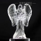 Crystal Trophy, Heart-Shaped Charity Angel, Creative Commemorative Gift for Charity and Progress, Angel Charity Trophy, Engraving