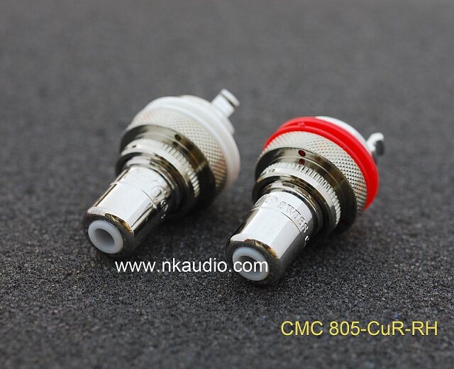 CMC flagship pure copper rhodium plated RCA seat 805-CUR-RH