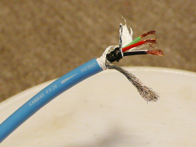 Cardas multi-purpose four-core shade line 4 * 24AWG (0 52MM) headphone signal   