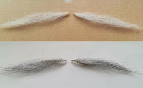 Fake Eyebrows, White Eyebrows, Dramatic Adhesive, Performance, Old Fairy Tale Character, Grandpa, Stage Performance Props