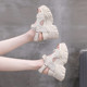 Fish Mouth Slope Heel Thick Bottom Sponge Cake Daddy Shoes Women's Summer New Small Body Increase Explosive Style Slim Sports Sandals