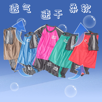 Childrens clothing 2021 summer new boy sports suit boys childrens short sleeve quick-drying suit Football suit Jersey