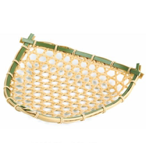 Imitation bamboo flat triangle basket hot pot restaurant with vegetable basket hotel basket special dish dish serving vegetable Blue