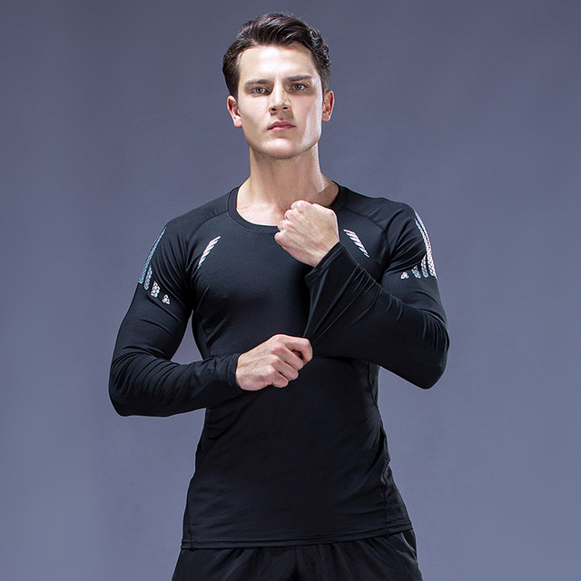 Men's Fitness Clothing, Summer Running Equipment, Sports Suit, Quick-Drying, Breathable, Outdoor Morning Running Fitness Clothing, Short-Sleeved Shorts
