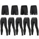 Tight-Fitting Long Pants Men's Fitness Wear Basketball High-Elastic Compression Quick-Drying Running Sports Training Gear Base Layer Tights Sports