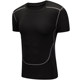 Fitness Clothing, Sports Men's Long-Sleeved Quick-Drying Tights, Summer Running Gym Clothing, Casual Short-Sleeved Breathable T-Shirt
