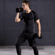 Fitness Clothing Men's Suit Running Clothes Sports Tights Basketball Training Clothes Tights Compression Clothes Gym