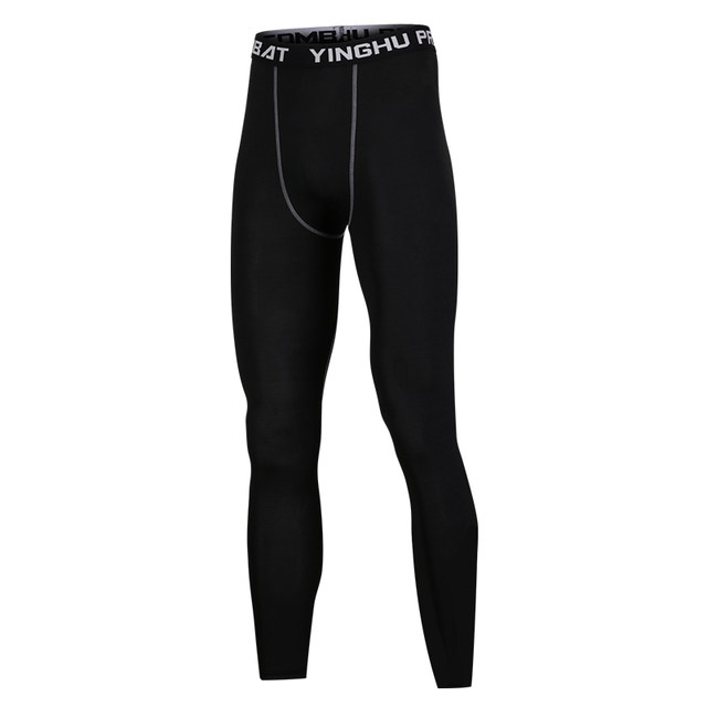 Men's Compression Leggings for Sports, Basketball, High Elasticity, Compression Pants, Running Training, Quick-Drying Fitness Pants, Tights, Long Pants