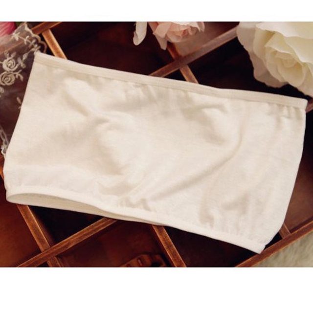 ສະບັບພາສາເກົາຫຼີ 2022 ແມ່ຍິງ summer modal one-line bandeau bra ຫໍ່ຫນ້າເອິກຕ້ານການ exposure wrapped ຫນ້າເອິກ bandeau vest sleeveless underwear
