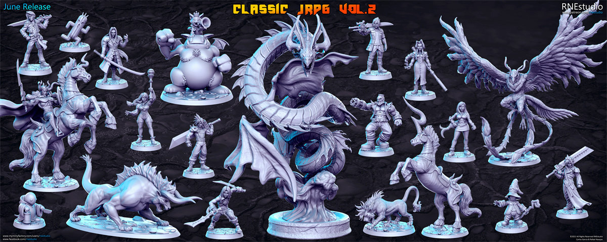 ฟิกเกอร์จำลองเกมโต๊ะ Dnd ตัวละครจาก Final Fantasy คลาวด์ ทิฟา อีริธ ซาวล์ บิบิ