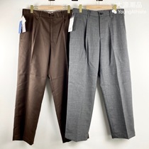 Chongqing spot BEAMS JAPAN 1PLEATS TROUSERS SOLOTEX loose drape TROUSERS 20AW