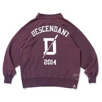 Spot DESCENDANT ROO STAND COLLAR SWEATSHIRT sweater 20SS
