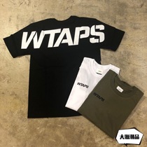SPOT WTAPS STENCIL SPOT TEE hidden behind big LOGO short sleeve T-shirt 20SS