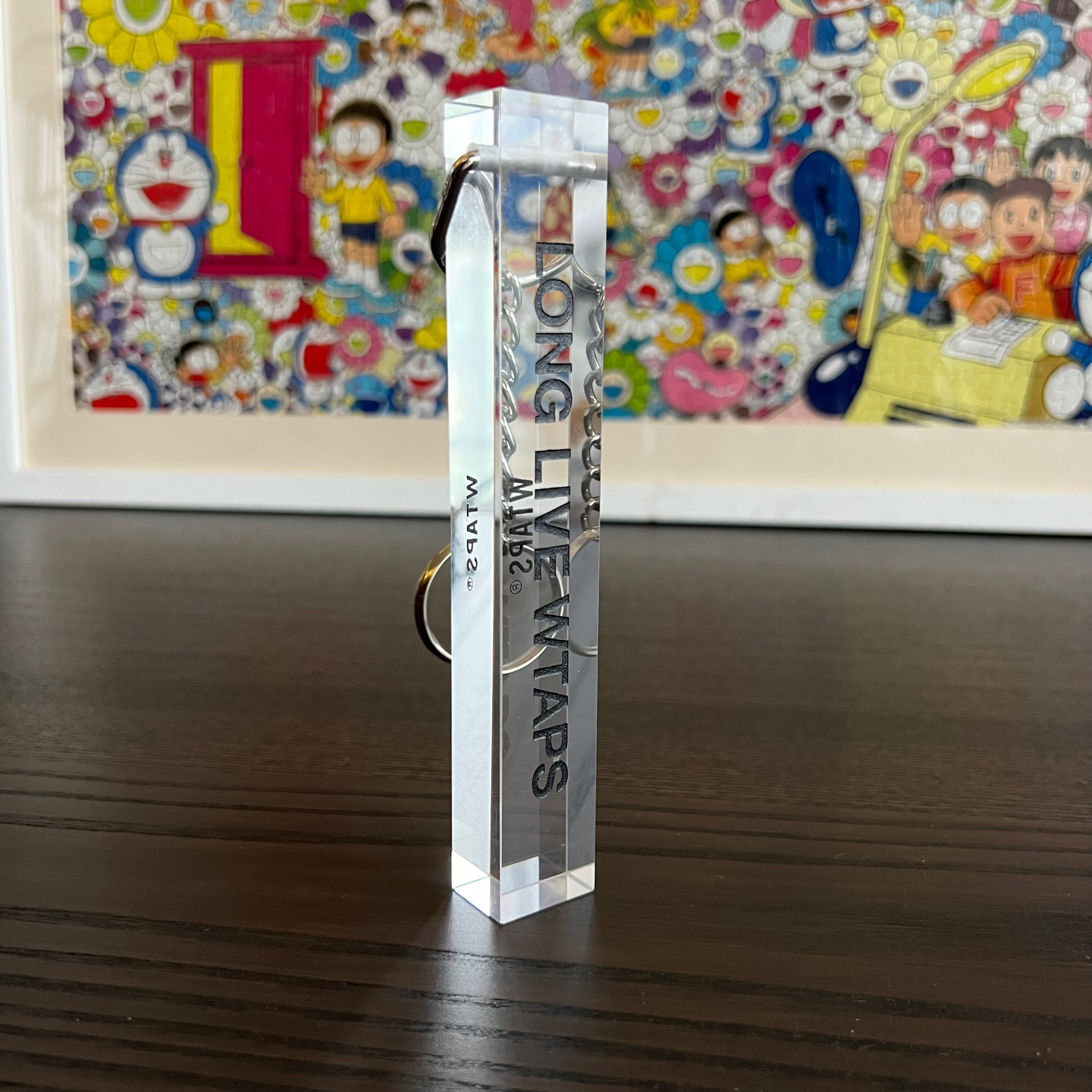 товар из китая 折扣现货wtaps 315/key holder.acrylic long live水晶钥匙扣挂件