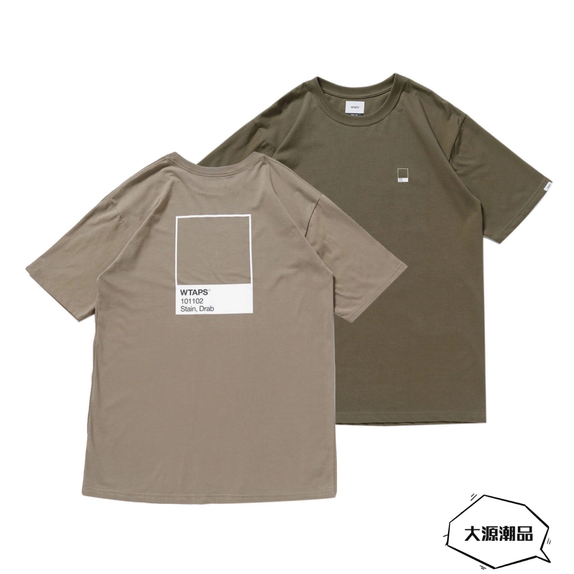 Domestic spot WTAPS SCREEN FADED TEE Hidden Base Pure Cotton Short Sleeve T-shirts