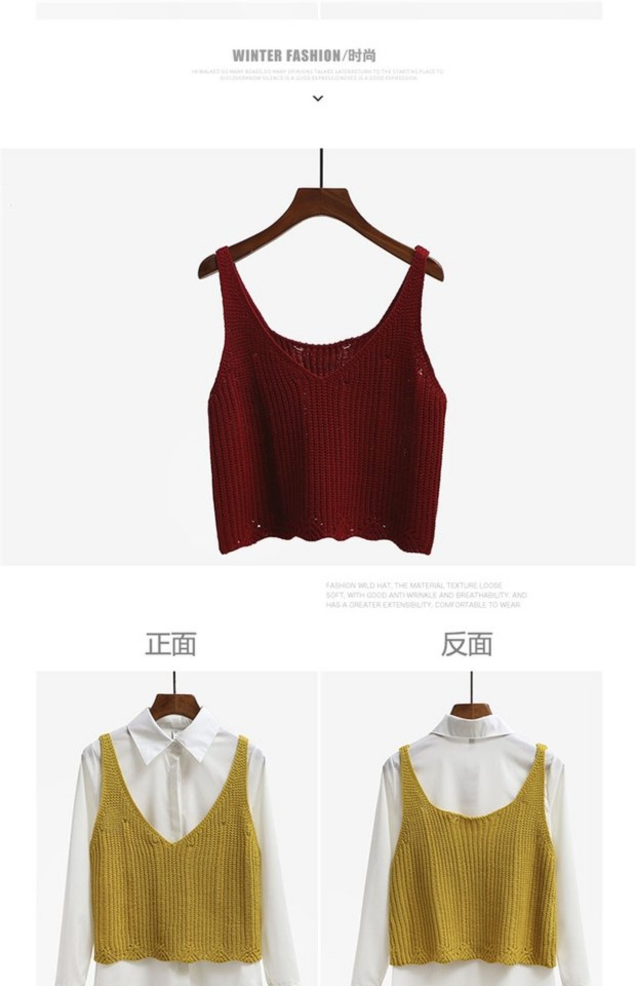 Xuân 2018 thu đông mới Hàn Quốc áo len vest vest mỏng bên ngoài mặc một chiếc áo len nhỏ trong suốt áo ba lỗ nữ dáng rộng