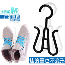 Shoe store shopping mall supermarket with word slippers Cotton shoe hook Plastic shoe hook Sneakers hole shoes white hanging shoe hook