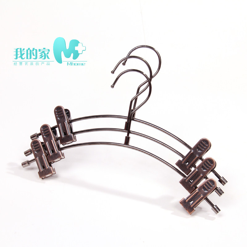 Ancient bronze color children hanger pants frame retro-arched anti-slip pants hanging imitation ancient children's clothing shop for photos