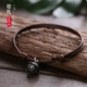 Vòng chân nữ chuông cặp vợ chồng retro handmade năm sinh nhật dây thừng đỏ bện nam bóng đá chuỗi phụ nữ sinh viên bạn gái trang sức chân - Vòng chân