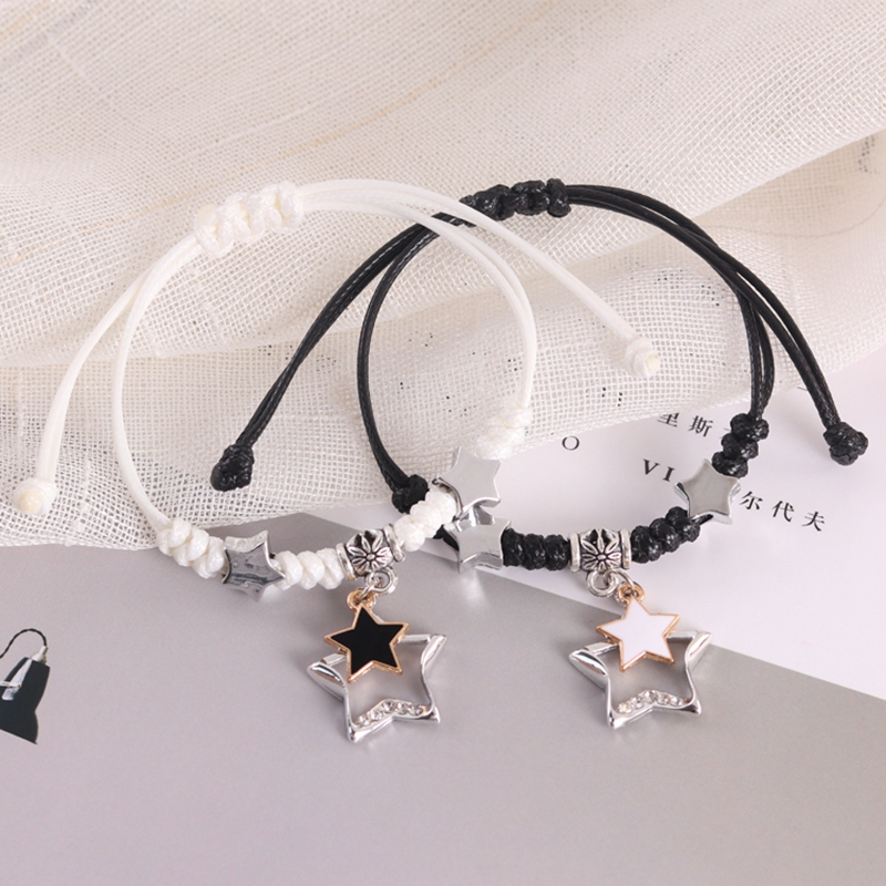 Couple Bracelets, a Pair of Sister Braided Bracelets, Gifts for Boyfriend and Girlfriend, Best Friend Birthday Gifts, 520 Valentine's Day Gifts