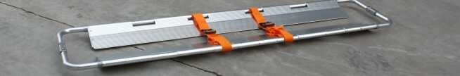 Aluminum Alloy Scoop Stretcher Folding Stretcher First Aid Stretcher Medical Stretcher Factory