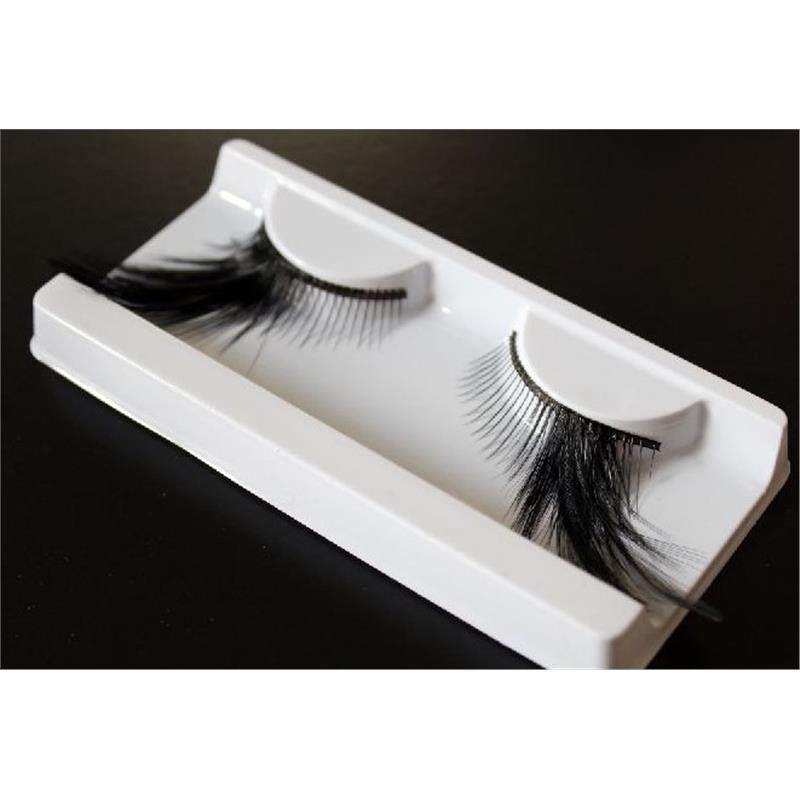 黑色舞台夸张艺术羽毛假睫毛，点亮你的化妆舞会夜店派对！✨