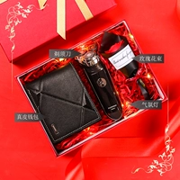 Бритва, бумажник, подарочная коробка, из натуральной кожи