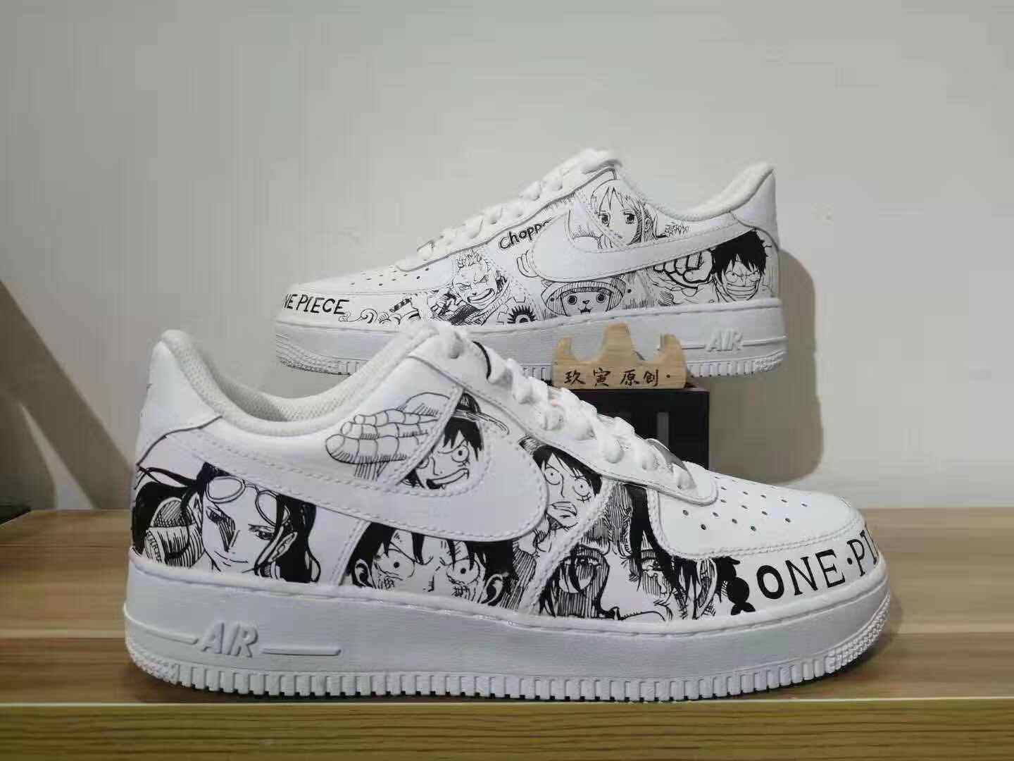 Jiu Yin original painting studio sneakers custom one piece