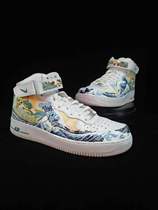 Jiuyin original painting studio Kanagawa Waves painting custom manual fee