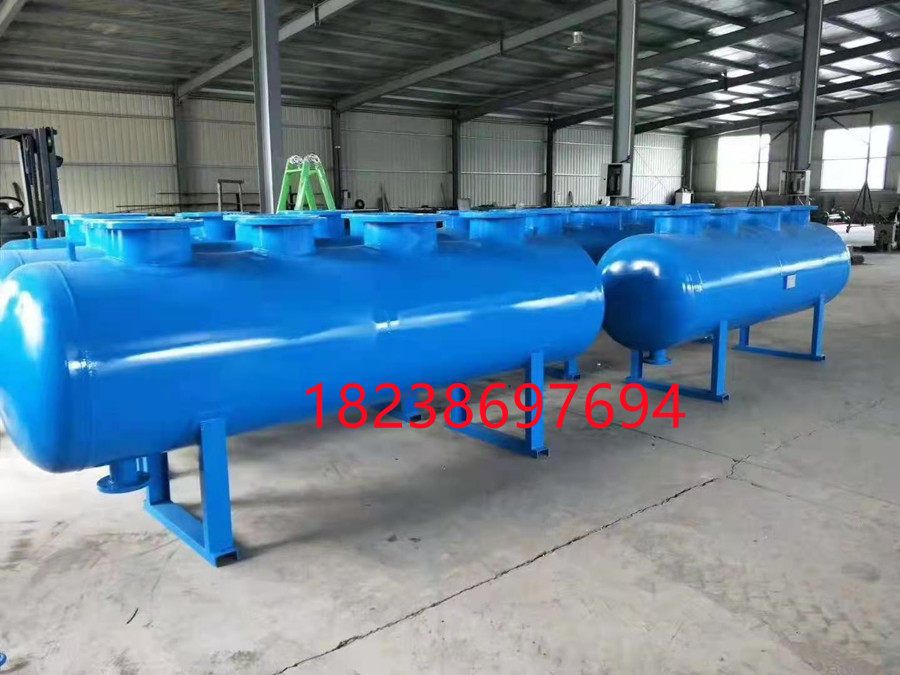 Central air-conditioning heating set manifold boiler steam fen qi gang fen qi bao pressure vessel pipe shunt