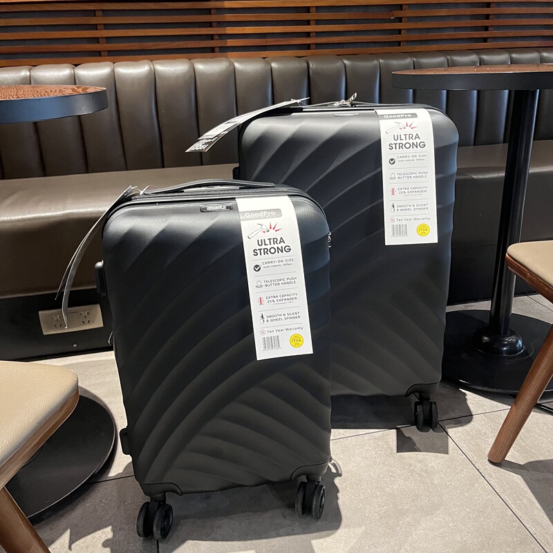 Great Texture! Exported to Japan, Carry-On Luggage with 24 Universal Wheels, 28inch Combination Lock, Pure Pc Travel Suitcase for Men and Women