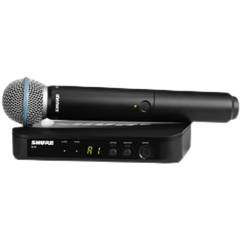 Беспроводной концертный микрофон с трансмиссией Shure/ BLX24/BETA58A SM58 PG58 для живых песен на сцене