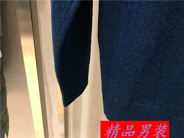 Giá trị lớn hàng hóa tốt đến người đàn ông của mùa đông dày len + cashmere cao ve áo áo len treo tag giá 3390 nhân dân tệ