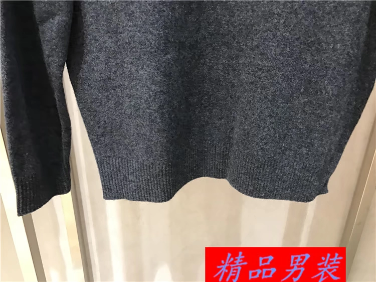 Giá trị lớn hàng hóa tốt đến người đàn ông của mùa đông dày len + cashmere cao ve áo áo len treo tag giá 3390 nhân dân tệ