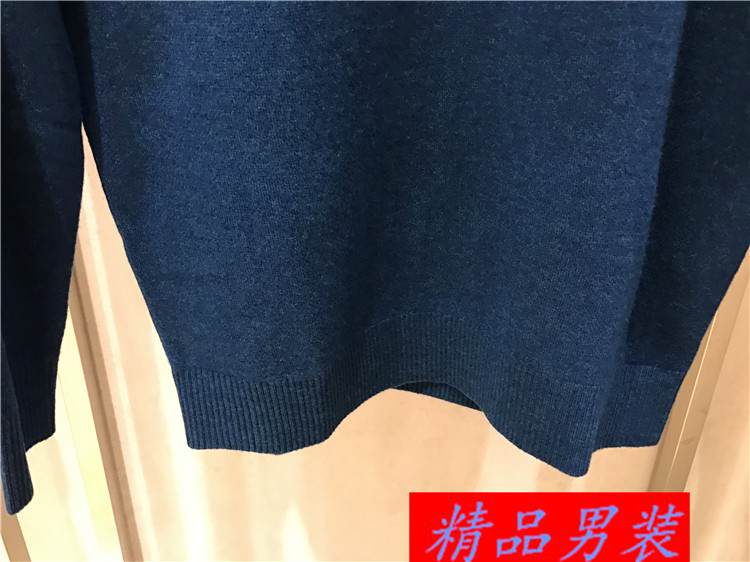 Giá trị lớn hàng hóa tốt đến người đàn ông của mùa đông dày len + cashmere cao ve áo áo len treo tag giá 3390 nhân dân tệ