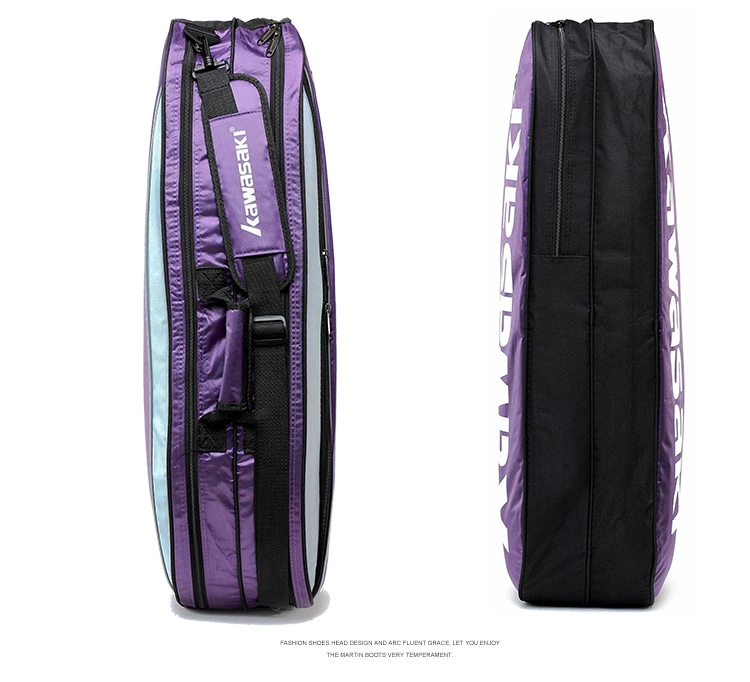 Túi cầu lông chính hãng Kawasaki Một vai ba gói Túi thể thao Túi quần vợt Túi xách nam và nữ 3 gói Túi chống nước