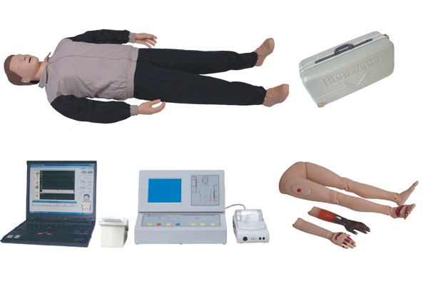 CPR500S-C大屏幕液晶彩显高级电脑心肺复苏模拟人IC卡管理软件
