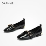 Daphne/达芙妮 Ретро туфли «Мэри Джейн», «мамины туфли» с квадратным носком на плоской подошве, подходят для весны и осени, в стиле балеткор