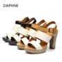 Dép Daphne / Daphne Roman nữ dày với đế chống thấm, dép cao gót bị hỏng mã phụ nữ giải phóng mặt bằng 10-50 nhân dân tệ sandal nữ đi học