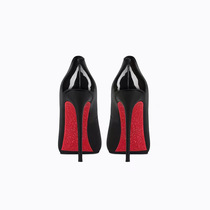 2024 Early Spring New Black Patent Leather High Heels Feminine Pointed Toe Stiletto Versatile Womens Shoes French Temperament Single Shoes