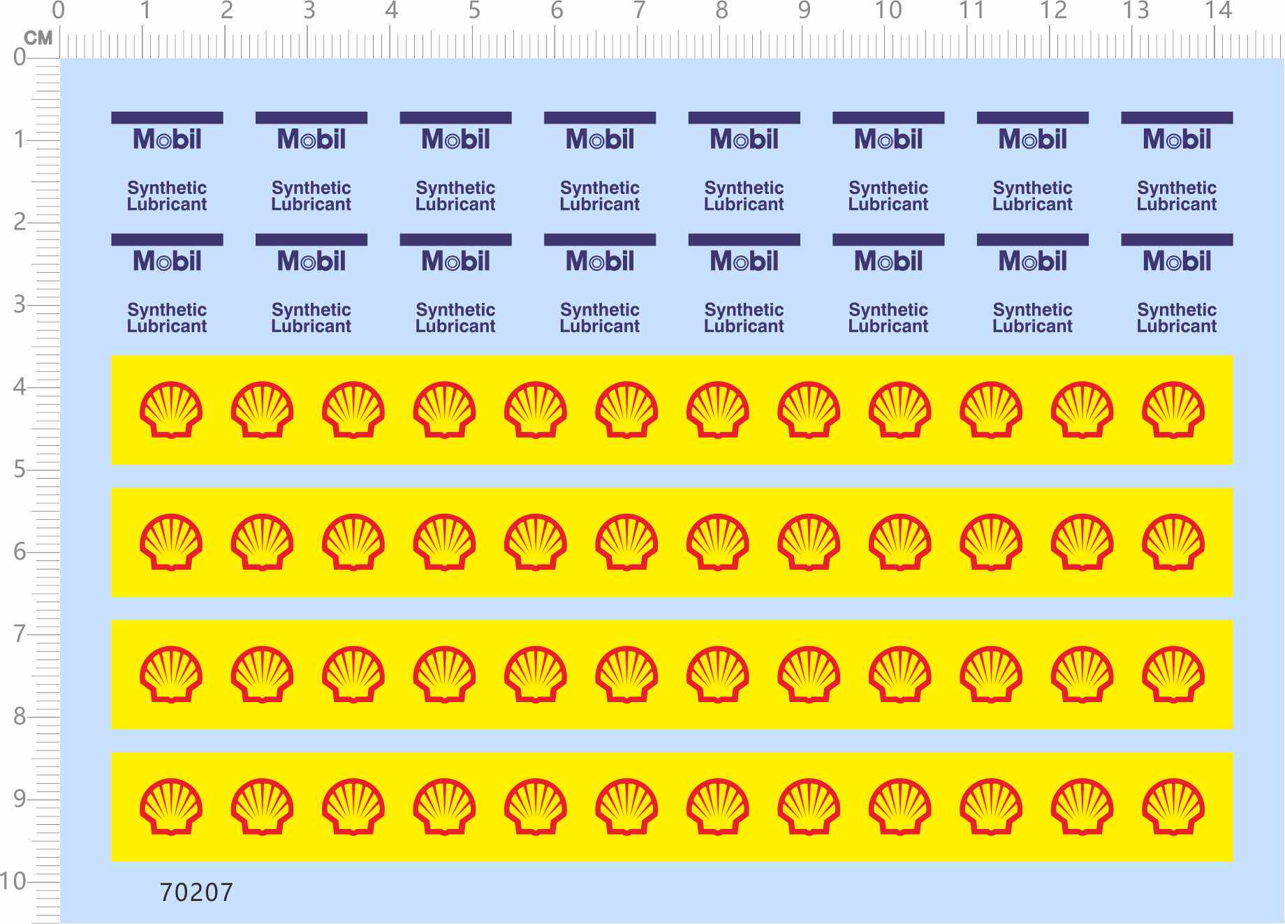 Car Model LOGO Advertising Sponsor (Racing Sticker) Universal Sign Special Water Sticker (70207)