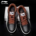 Li Ning giày nam mùa xuân giày nam giày da retro giày trắng giày thường Dép / giày thường